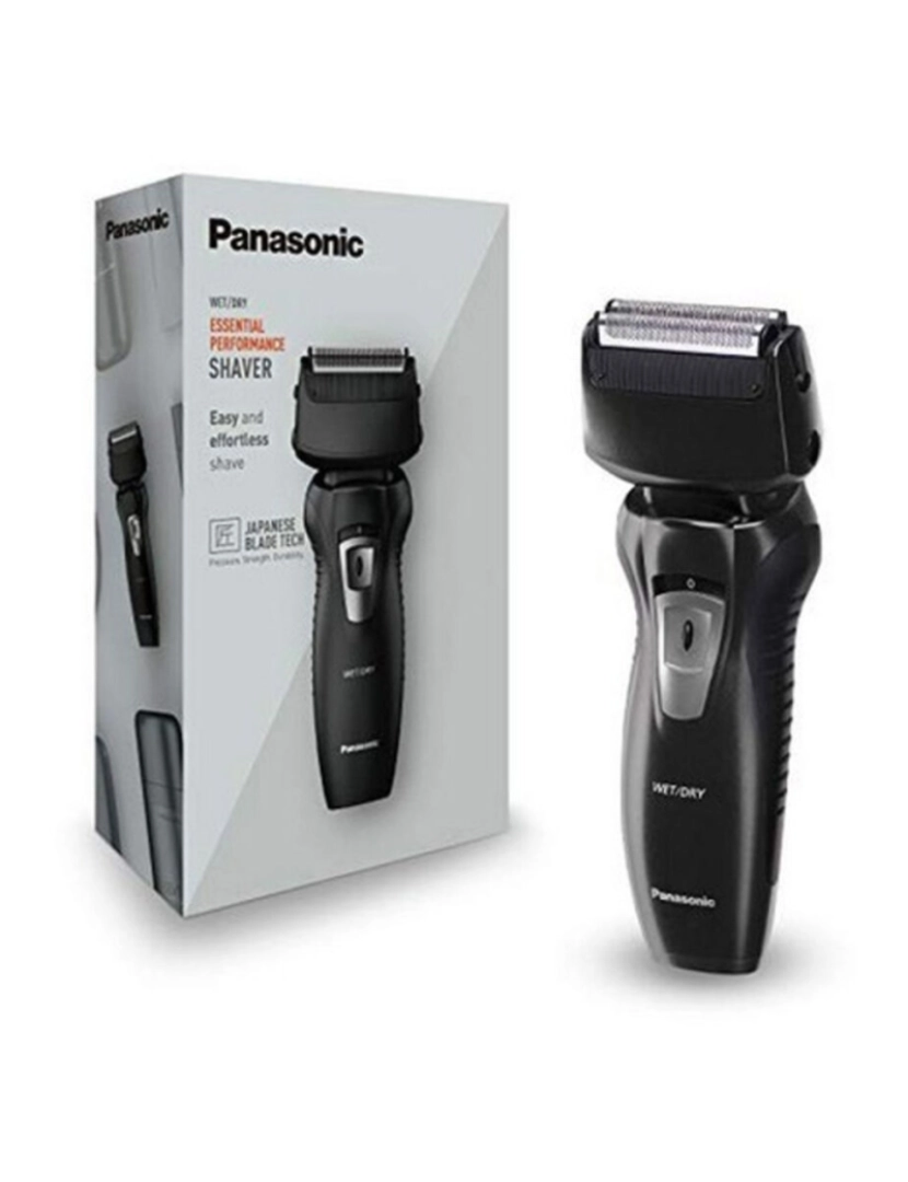 imagem de Máquina de Barbear Elétrica Recarregável Panasonic ES-RW31 LED Preto2