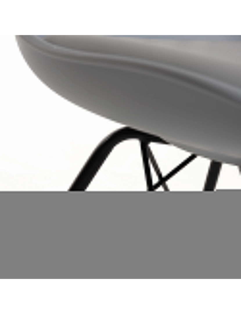 imagem de Pack 4 Cadeiras Iron Mima - Cinza claro4