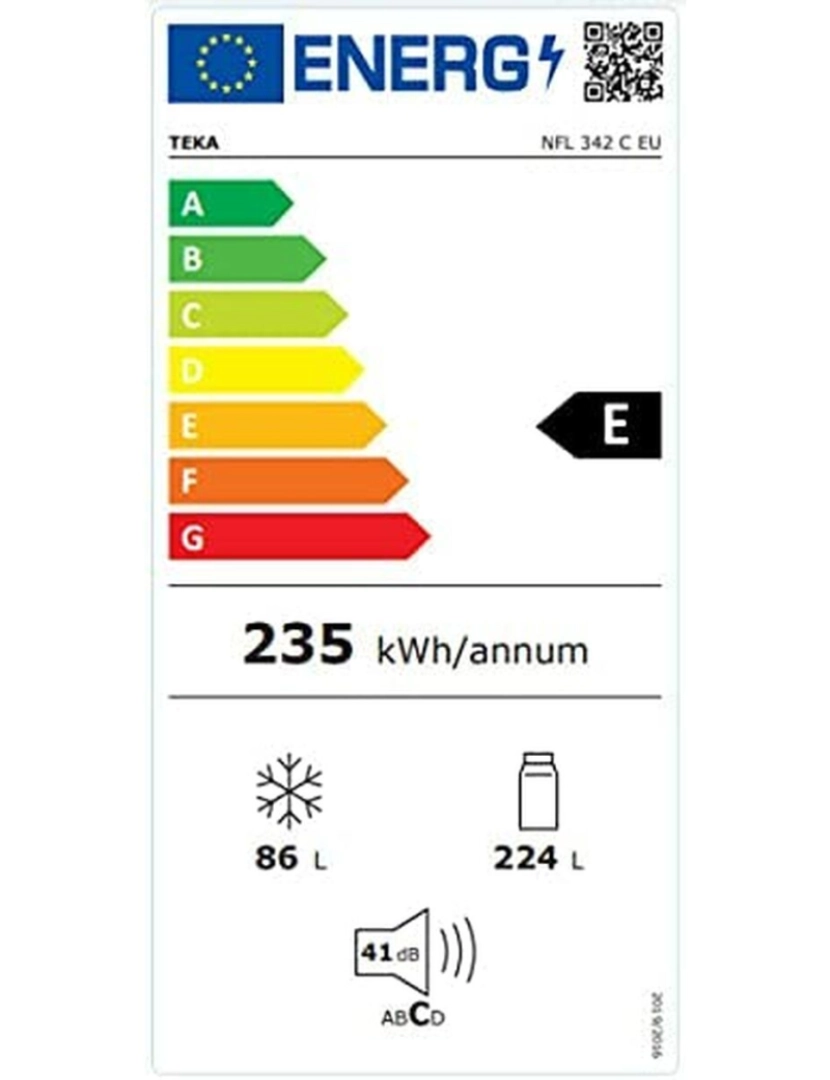 imagem de Frigorífico Combinado Teka NFL 342 C WH Branco3