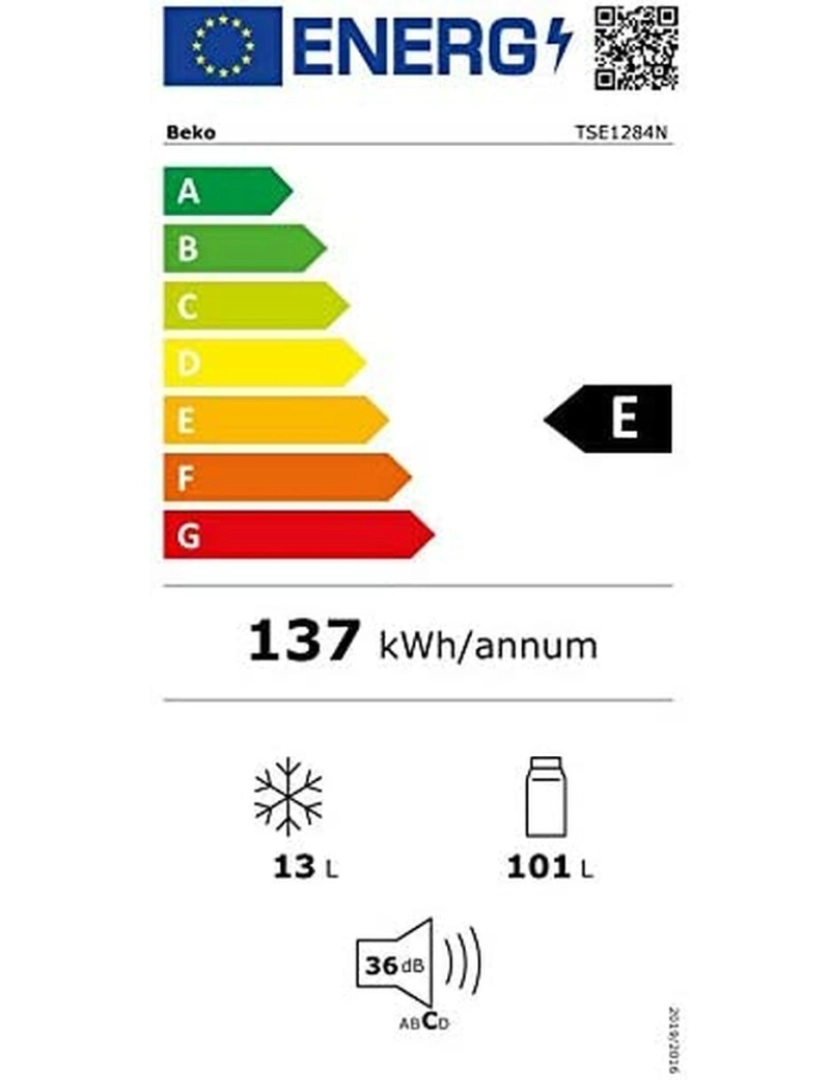 imagem de Frigorífico BEKO TSE1284N Branco 84 X 54,5 CM2