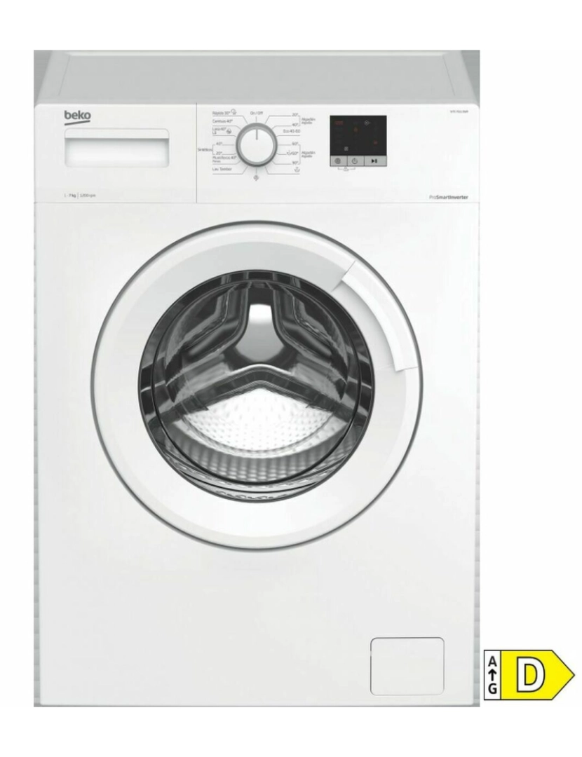 imagem de Máquina de lavar BEKO WTE 7611 BWR 7 kg 1200 rpm 60 cm2