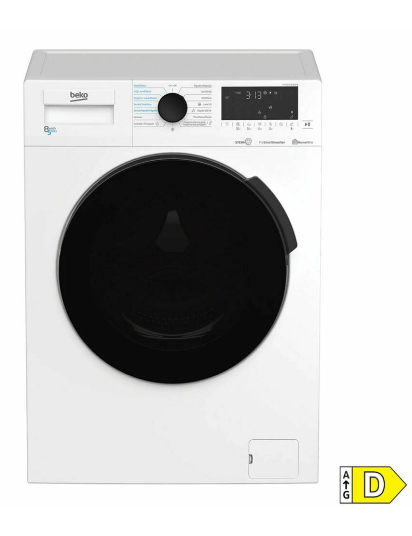 imagem de Máquina de lavar e secar BEKO HTV8716DSWBTR 8kg / 5kg 1400 rpm Branco3