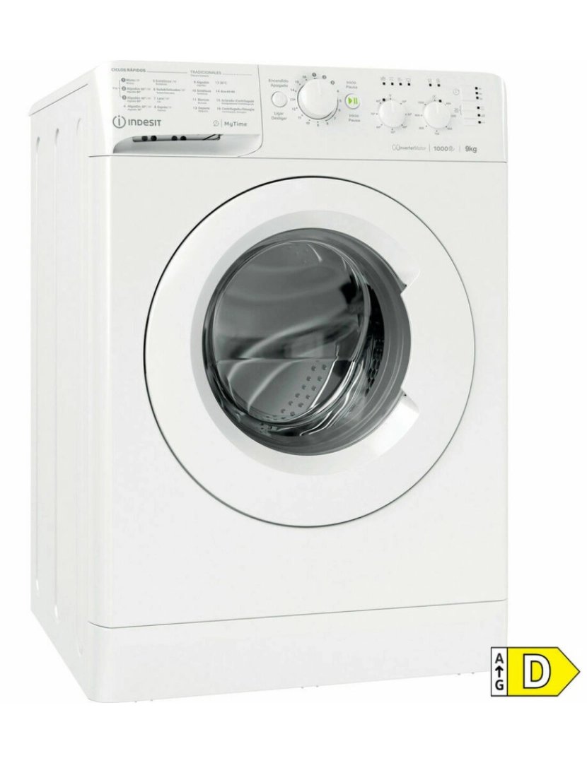 imagem de Máquina de lavar Indesit MTWC91083WSPT 1000 rpm Branco 9 kg2