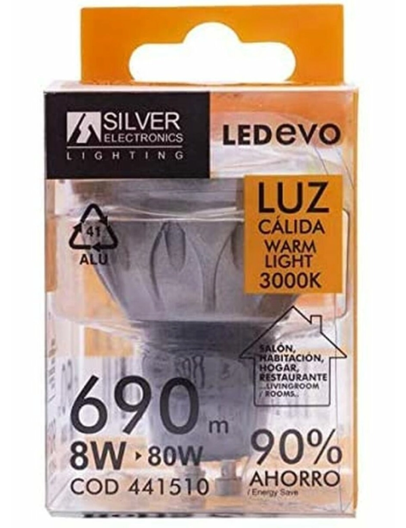 imagem de Lâmpada LED Silver Electronics EVO 3000K GU5.3 8W3