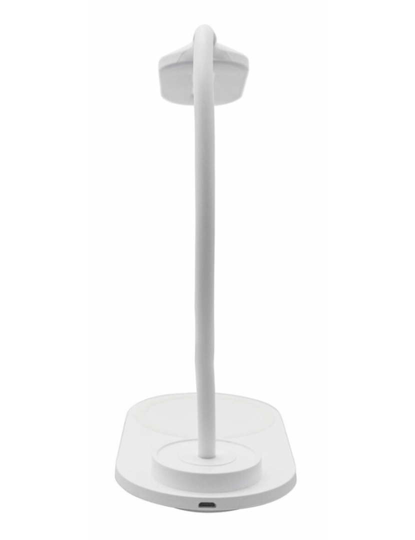 imagem de Lâmpada LED com Carregador sem Fios para Smartphones Denver Electronics LQI-55 Branco 5 W2