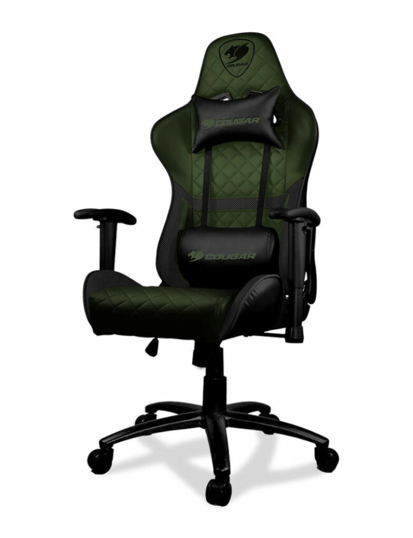 imagem de Cadeira de Gaming Cougar ARMORONEGREEN Verde2