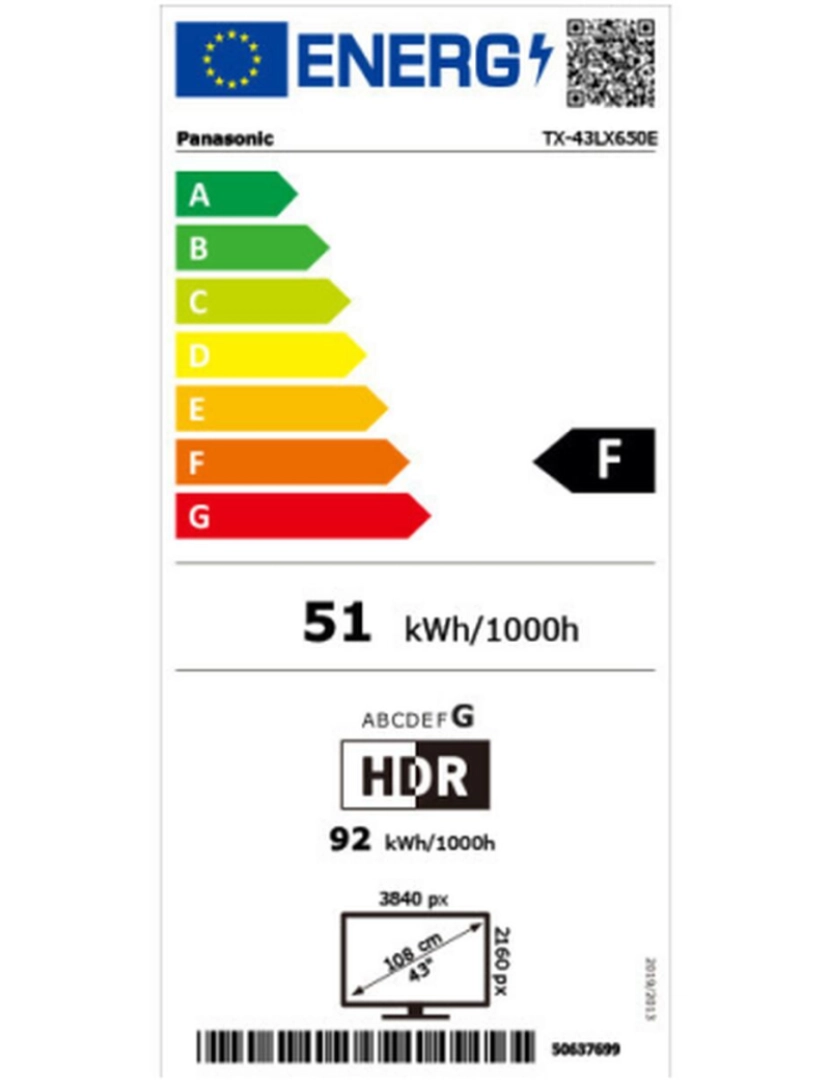 imagem de Smart TV Panasonic TX43LX650E 43" 4K ULTRA HD LED WIFI LED 4K Ultra HD 43"3