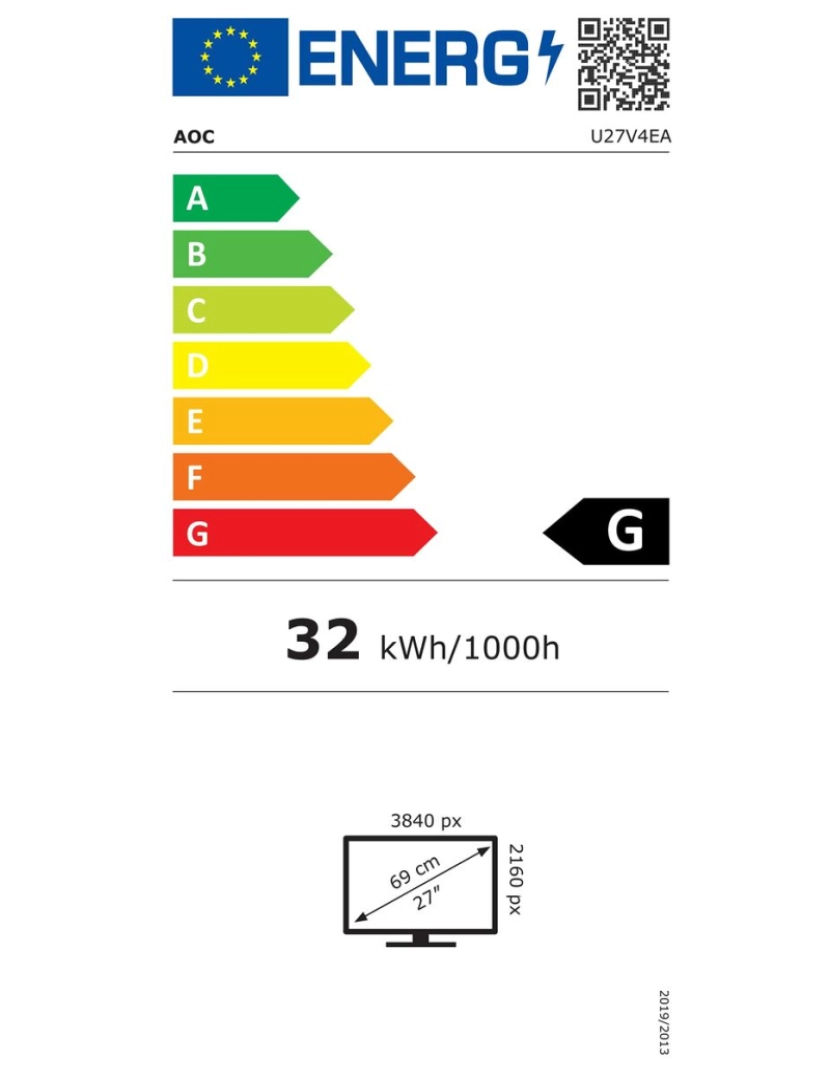imagem de Monitor AOC U27V4EA 27" 3840 x 2160 px5