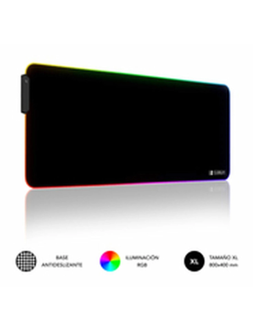 Subblim - Tapete de rato Subblim LED RGB Multicolor XL