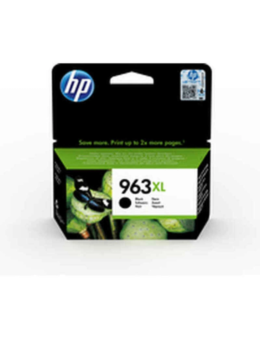 HP - Tinteiro de Tinta Original HP 963XL 22 ml-47 ml Preto