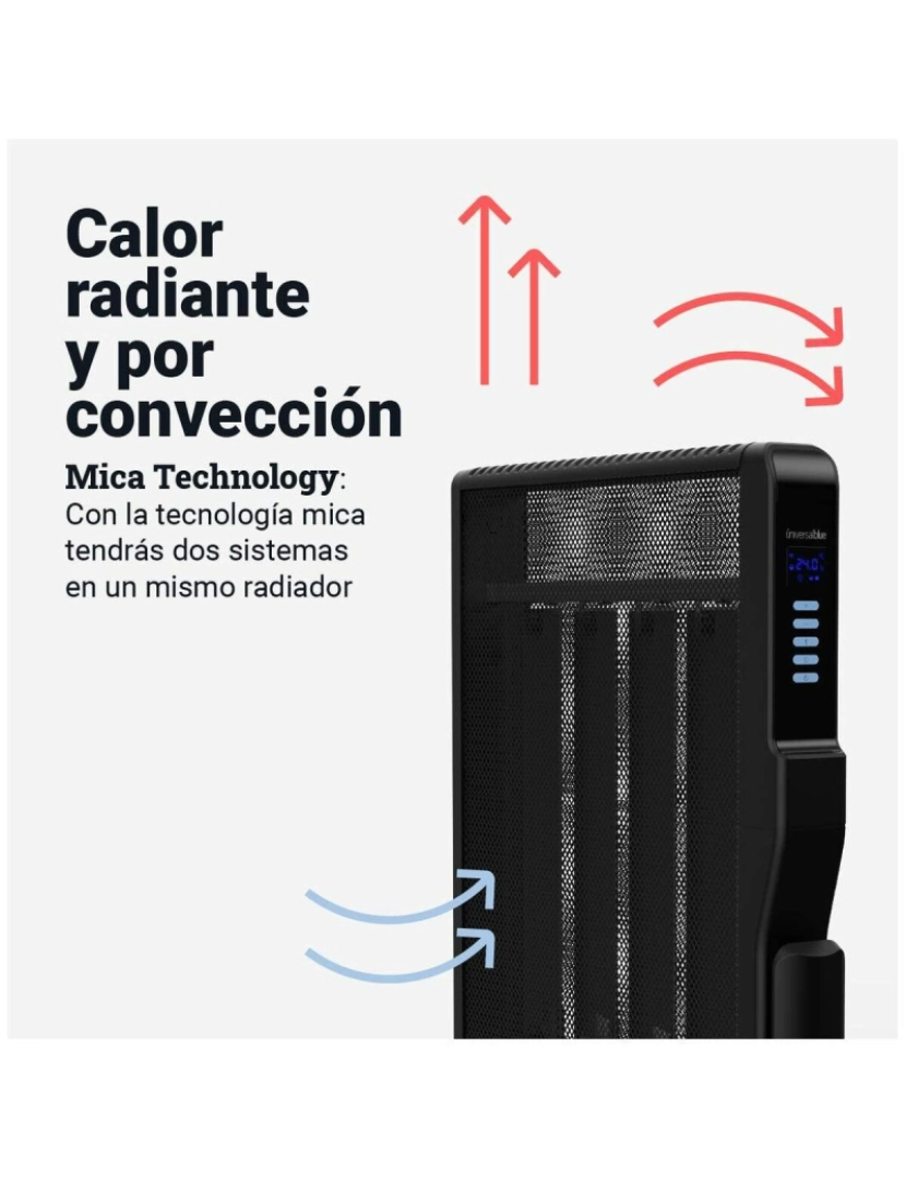 imagem de Radiador Universal Blue 4020B UCRM9004 Preto 2000 W3