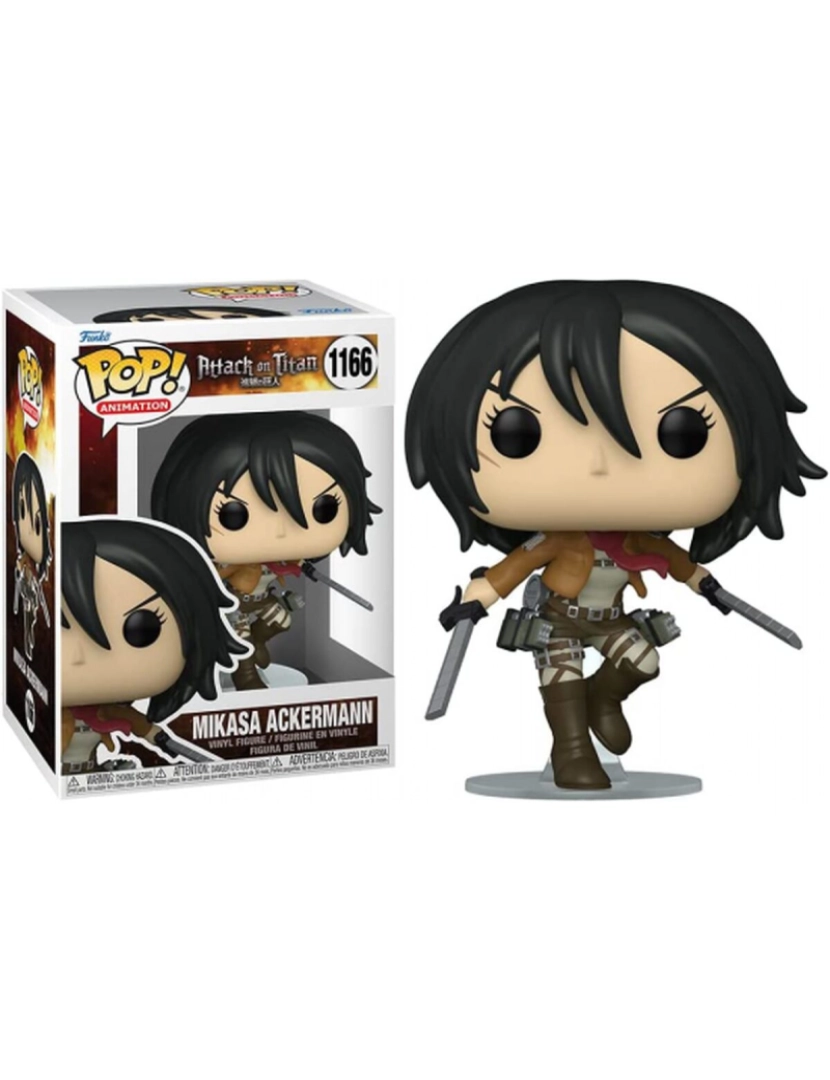 Funko POP! - Figuras de Ação Funko ATTACK ON TITAN MIKASA ACKERMANN