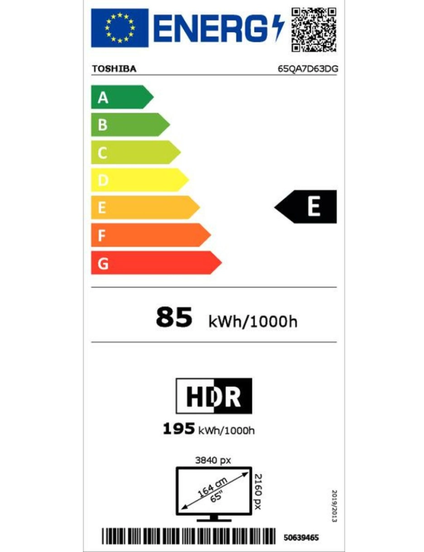 imagem de Smart TV Toshiba 65QA7D63DG 65" 4K Ultra HD QLED Wi-Fi1