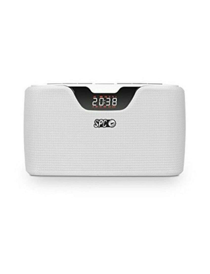 imagem de Rádio Portátil Bluetooth SPC Radio Storm Boombox 4503B 20W Branco1