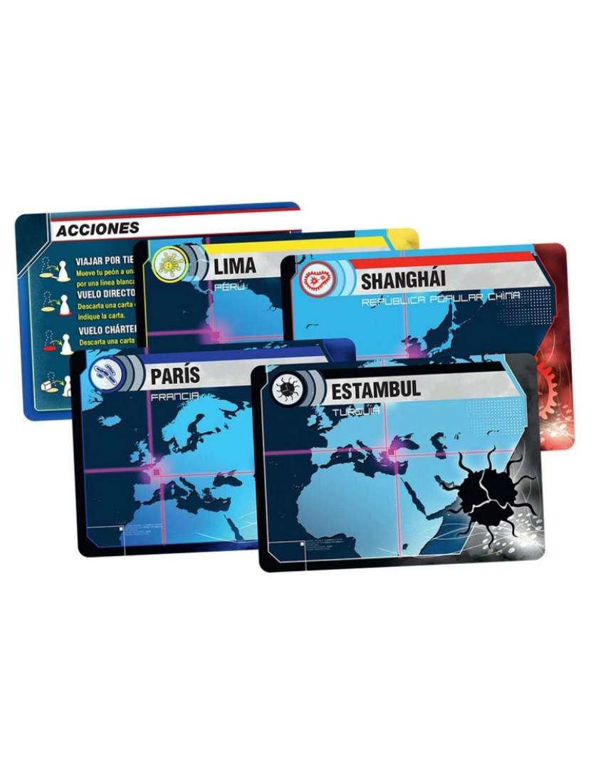 imagem de Jogo de Mesa Pandemic Asmodee ZM7101ES (ES)4