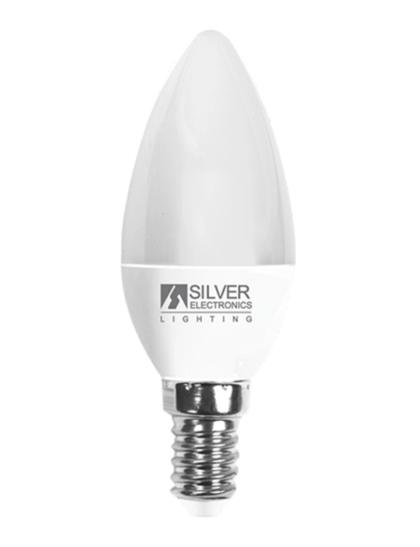 imagem de Lâmpada LED vela Silver Electronics Luz branca 6 W 5000 K1