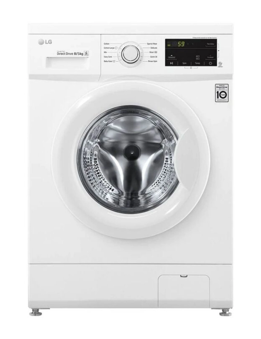 LG - Máquina de lavar e secar LG F4J3TM5WD 8kg / 5kg 1400 rpm