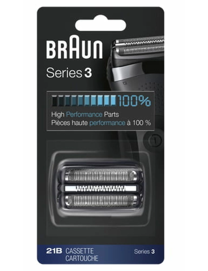Braun - Cabeça de Substituição Braun 81686050 Prateado Preto