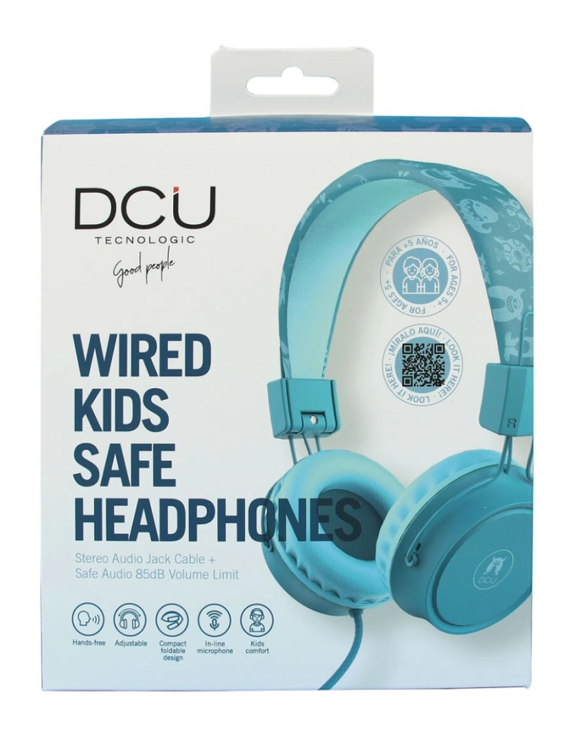 imagem de Auriculares DCU SAFE Azul (1 Unidade)4