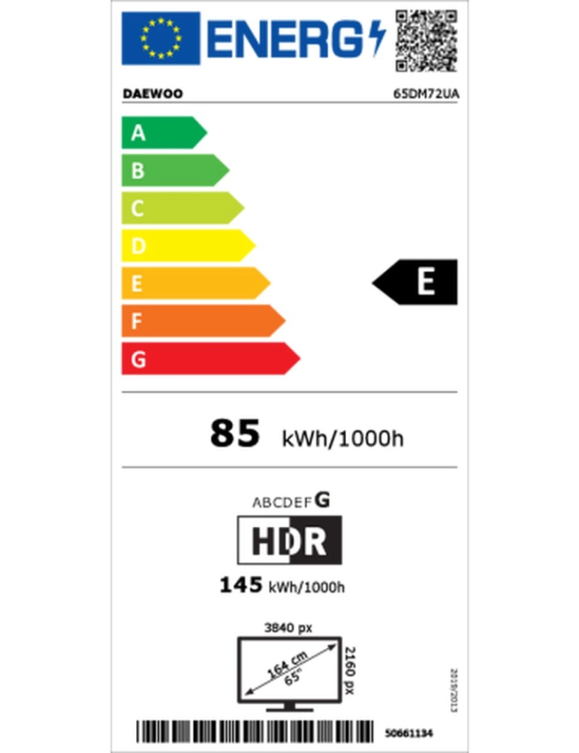 imagem de Smart TV Daewoo 65DM72UA 65" LED 4K Ultra HD Wi-Fi2