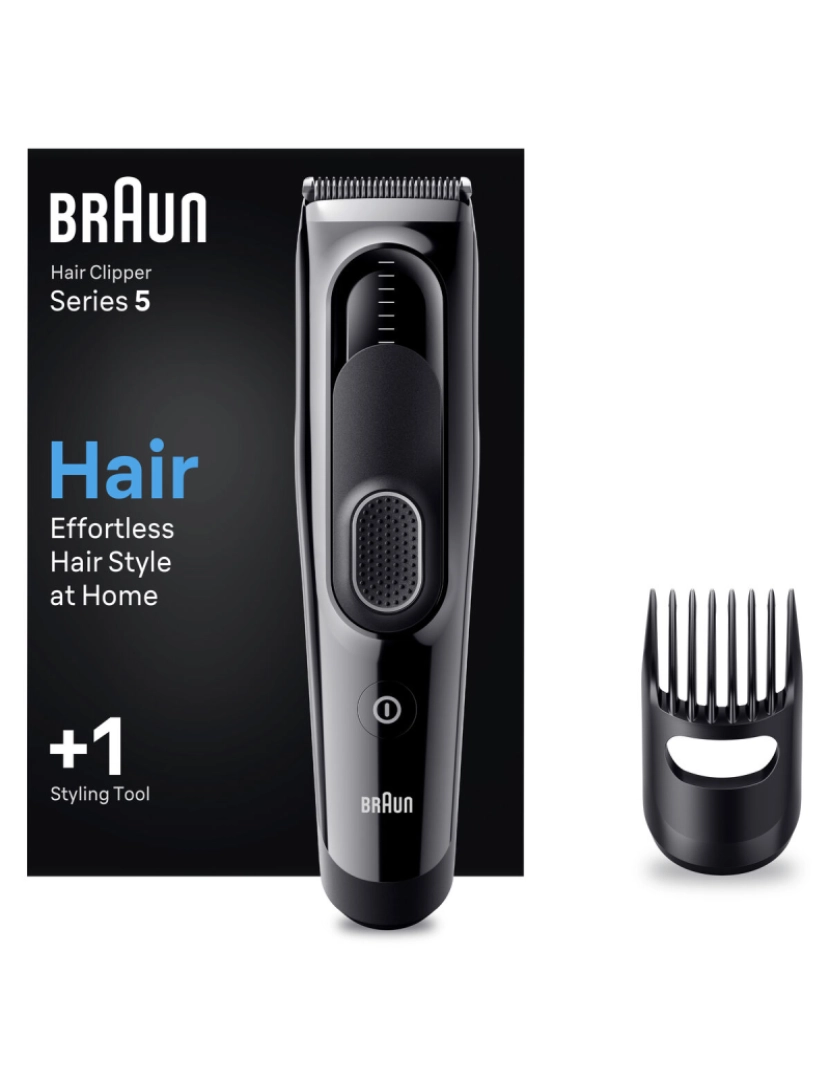 Braun - Aparador de Cabelo-Máquina de Barbear Braun HC5310