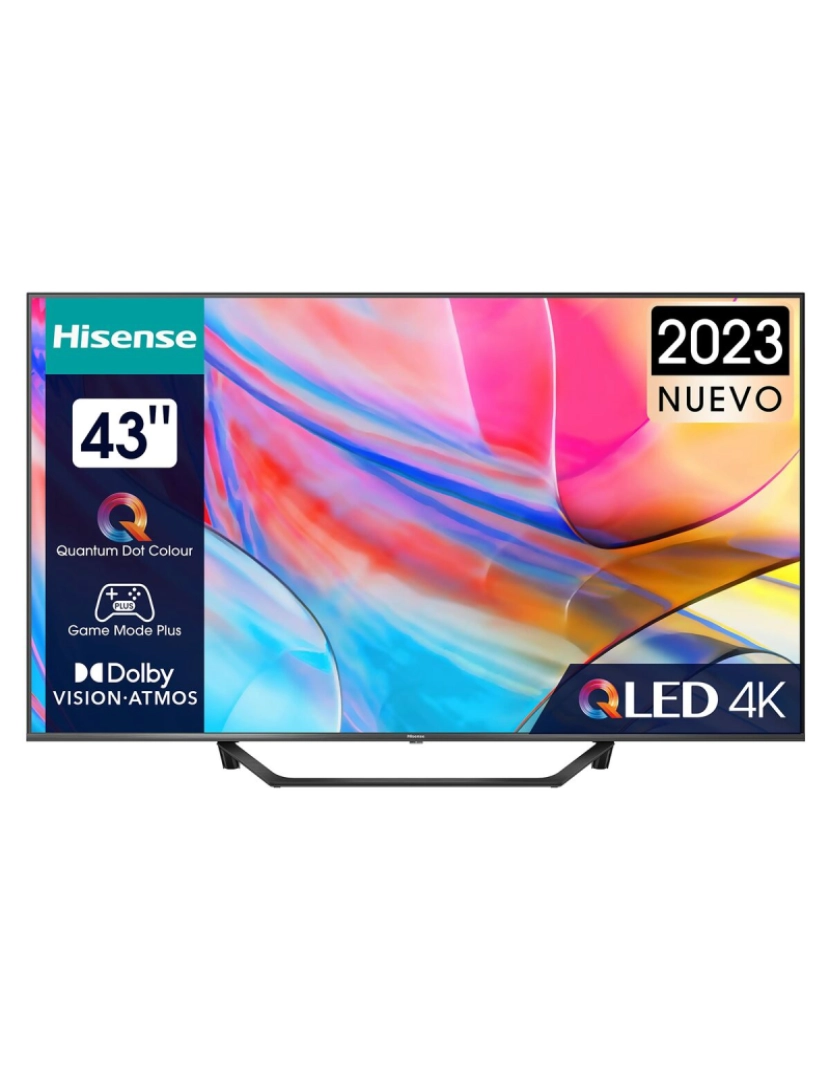 Hisense - Smart TV Hisense 43A7KQ 43" 4K Ultra HD QLED