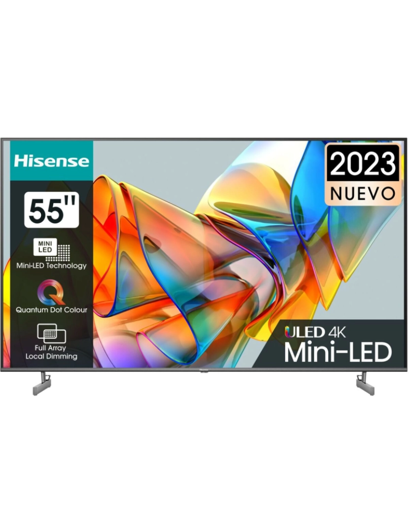 Hisense - Smart TV Hisense 55U6KQ 55" 4K Ultra HD