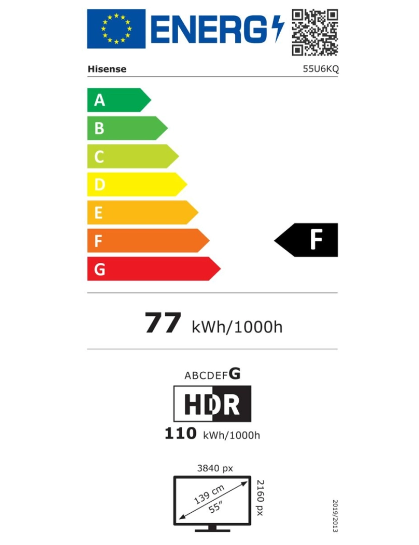 imagem de Smart TV Hisense 55U6KQ 55" 4K Ultra HD2