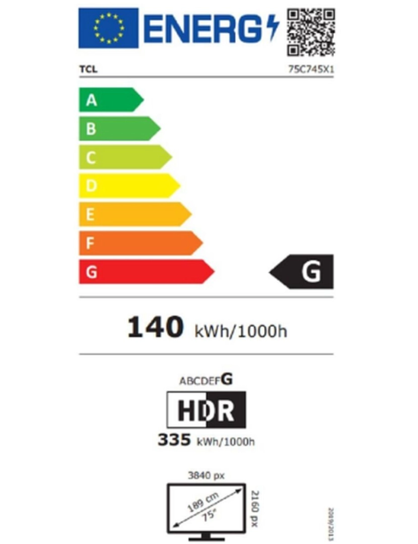 imagem de Smart TV TCL 75C745 75" 4K Ultra HD HDR QLED AMD FreeSync2