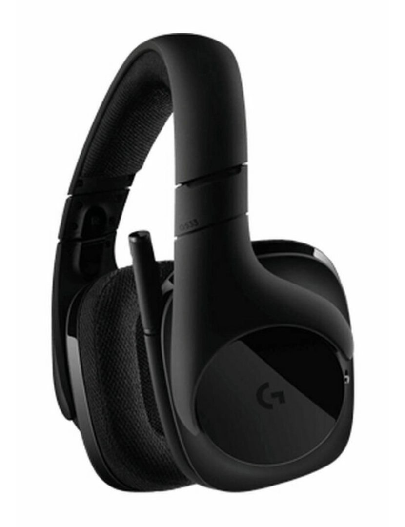 imagem de Auriculares com microfone Logitech G533 Preto2