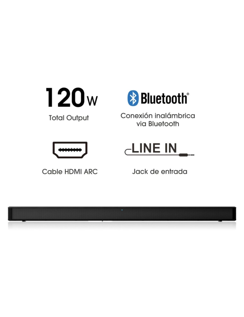 imagem de Soundbar Hisense HS205G Preto 120 W4