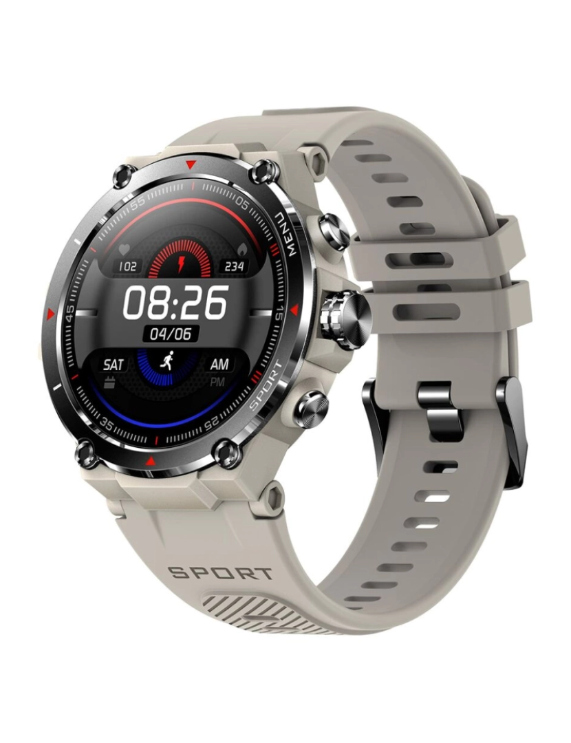 Dcu Tecnologic - Smartwatch DCU 34157081 1,3" Cinzento