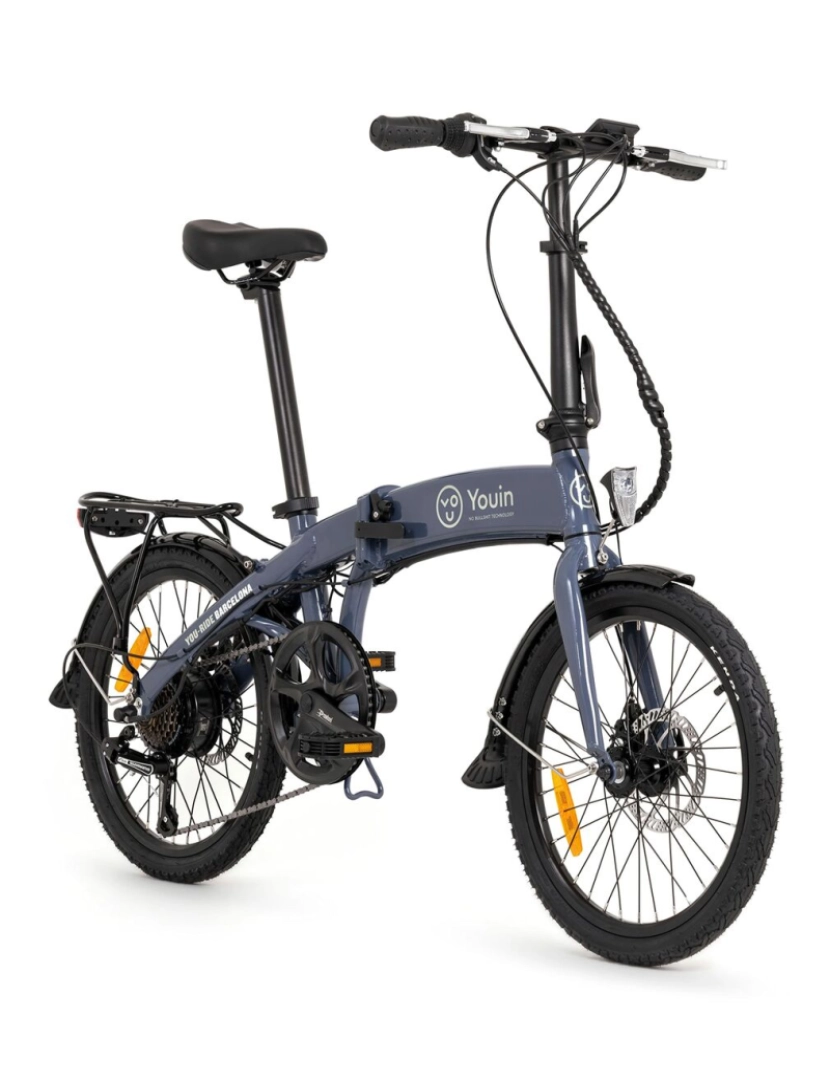 imagem de Bicicleta Elétrica Youin BK1300 YOU-RIDE-BARCELONA 250 W 25 km/h Cinzento Azul 20"2
