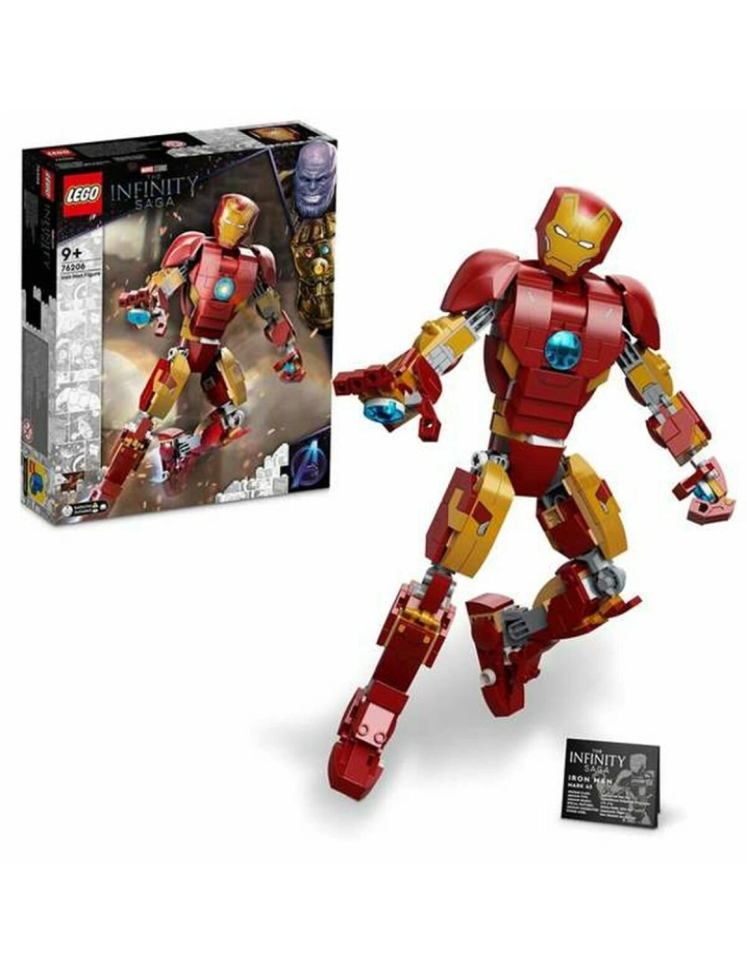 Lego - Playset Lego Marvel The Infinity Saga Iron Man 76206 (381 pcs)