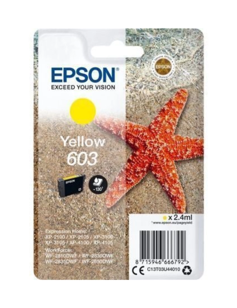 Epson - Tinteiro de Tinta Original Epson T603 Amarelo