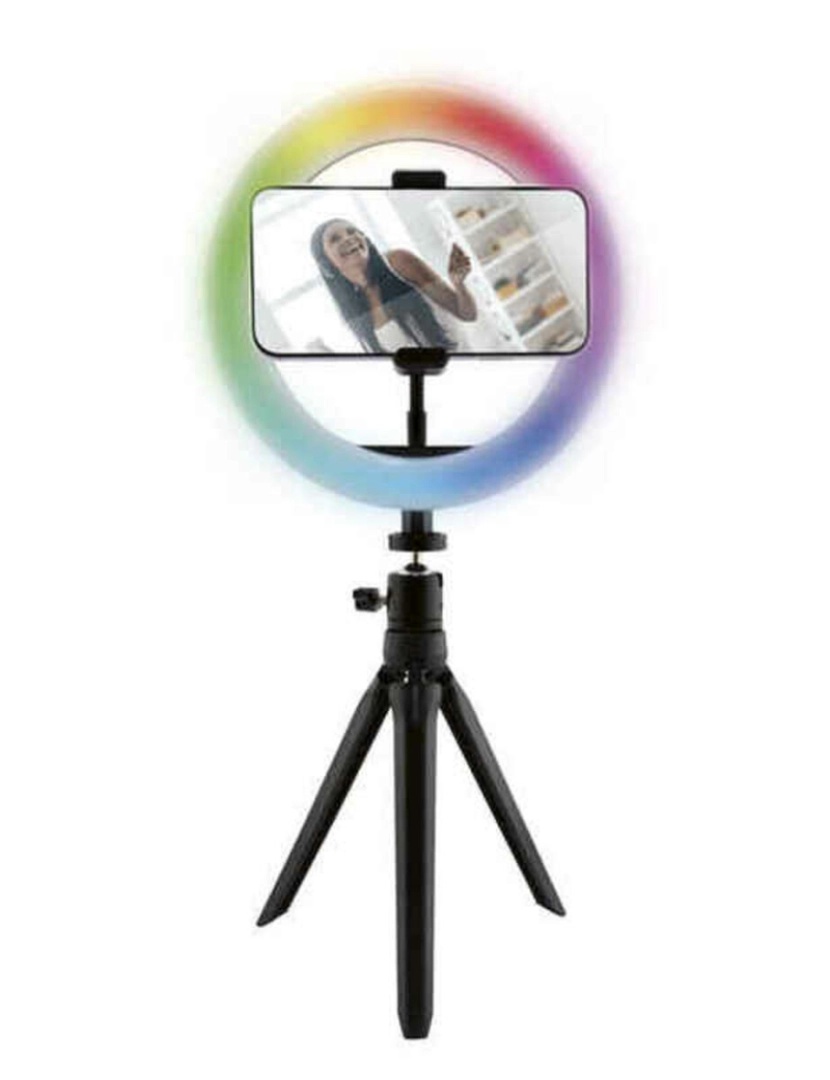 KSIX - Arco de Luz Recarregável para Selfies KSIX Smartphone 12W