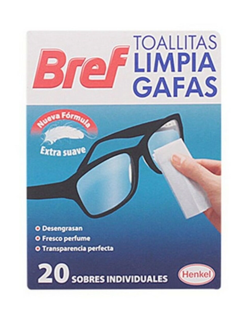 Bref - Toalhetes de Limpeza para Óculos Bref Bref (20 uds) (20 Unidades)