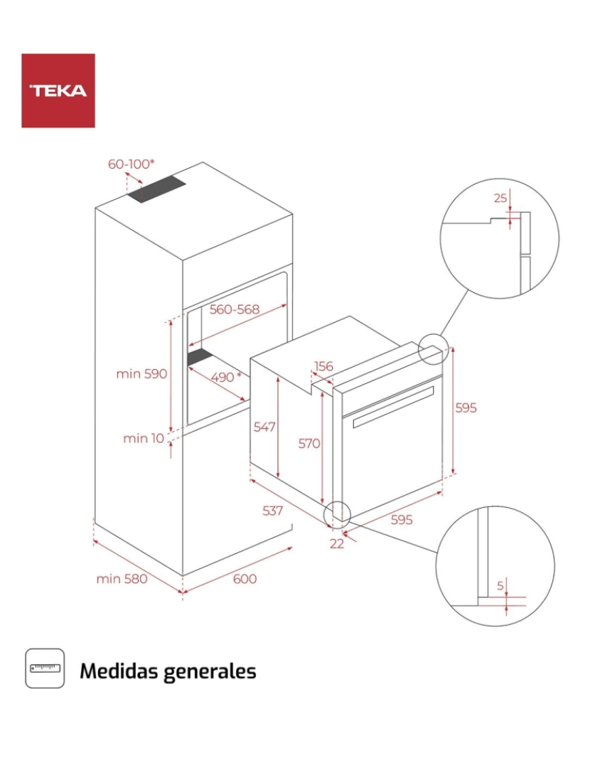 imagem de Forno Multifunções Teka HCB6526 1400 W 70 L 71 L2