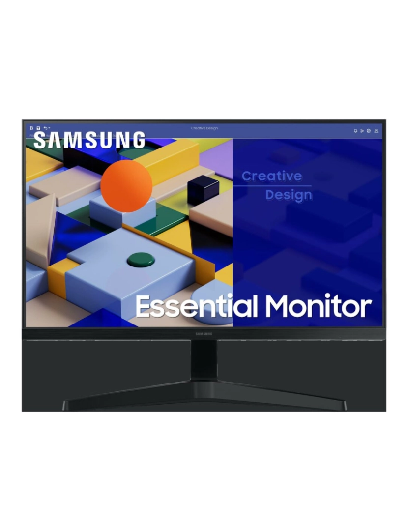 Samsung - Monitor Samsung LS24C314EAU 24" LED IPS AMD FreeSync Flicker free 75 Hz