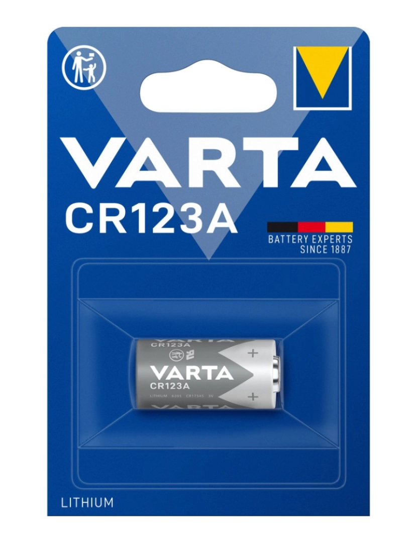 Varta - Pilha Varta CR123A 3 V 3 V