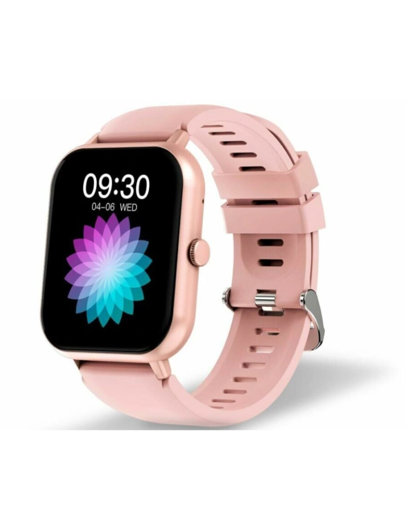 DCU - Smartwatch Dcu Curved Glass Pro Cor De Rosa