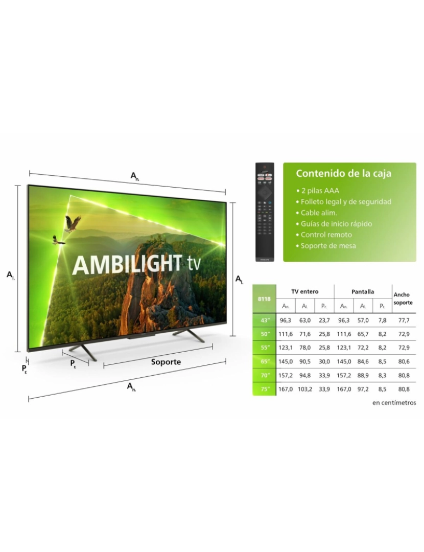 imagem de Smart TV Philips 50PUS8118 50" 4K Ultra HD LED3