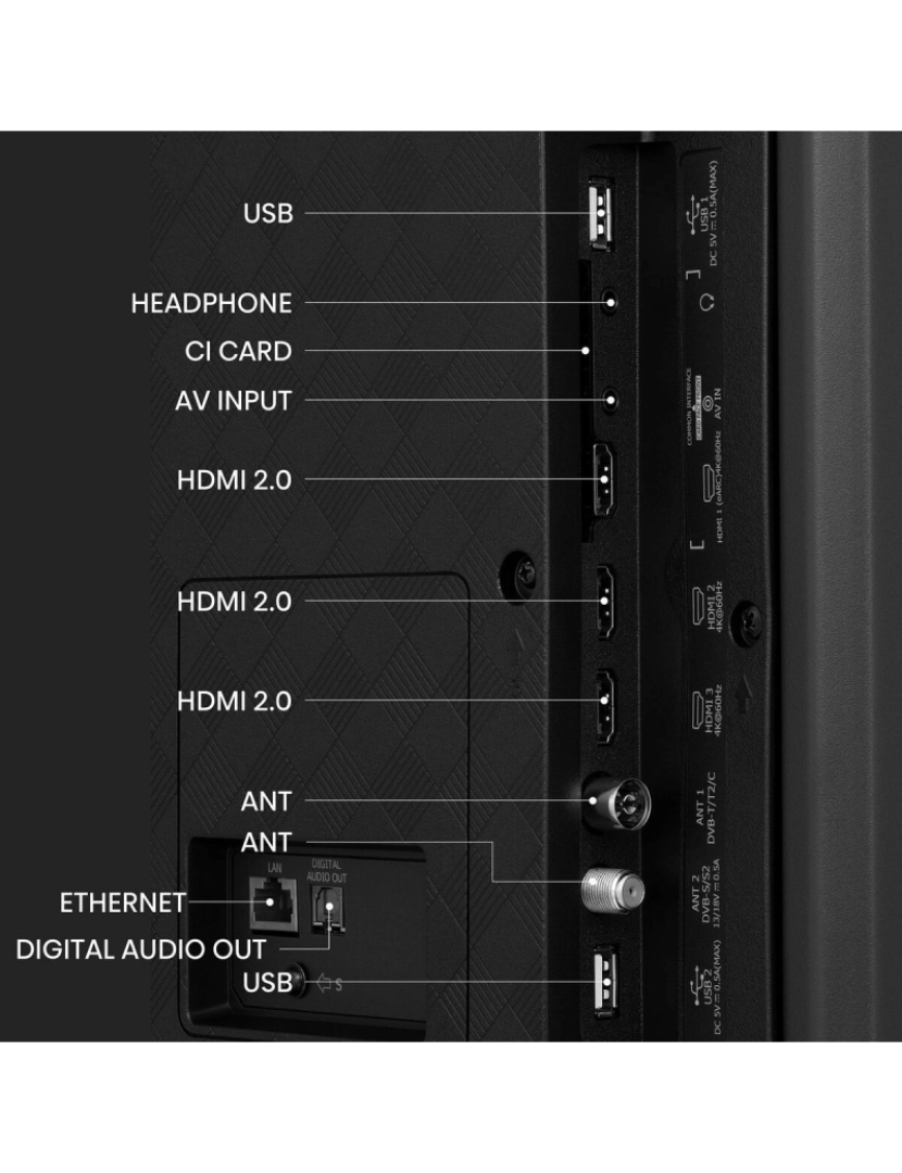 imagem de Smart TV Hisense 75A7KQ 75" 4K Ultra HD HDR QLED2