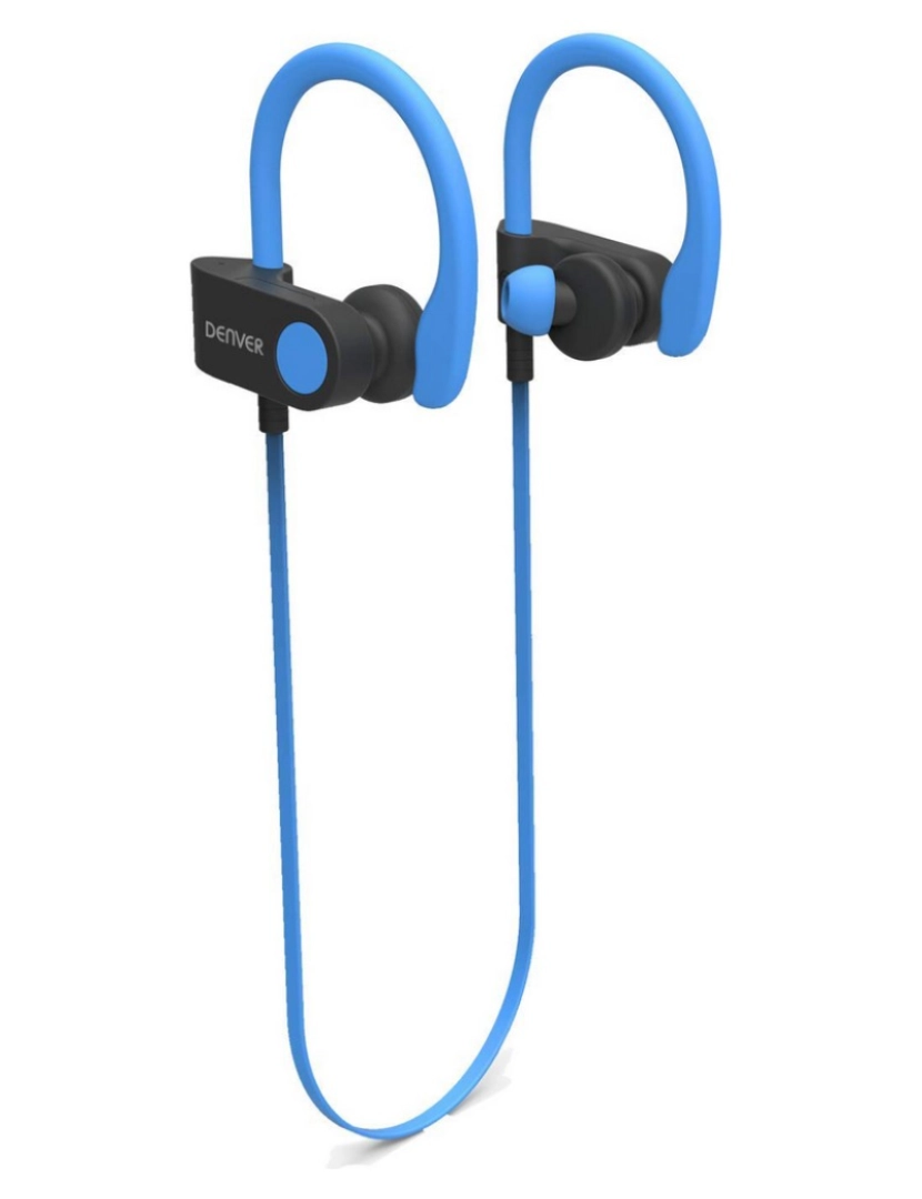 imagem de Auriculares Bluetooth para prática desportiva Denver Electronics BTE-110BLUE 50 mAh1
