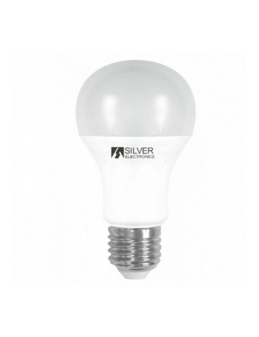 Silver Electronics - Lâmpada LED esférica Silver Electronics 980527 E27 15W Luz quente