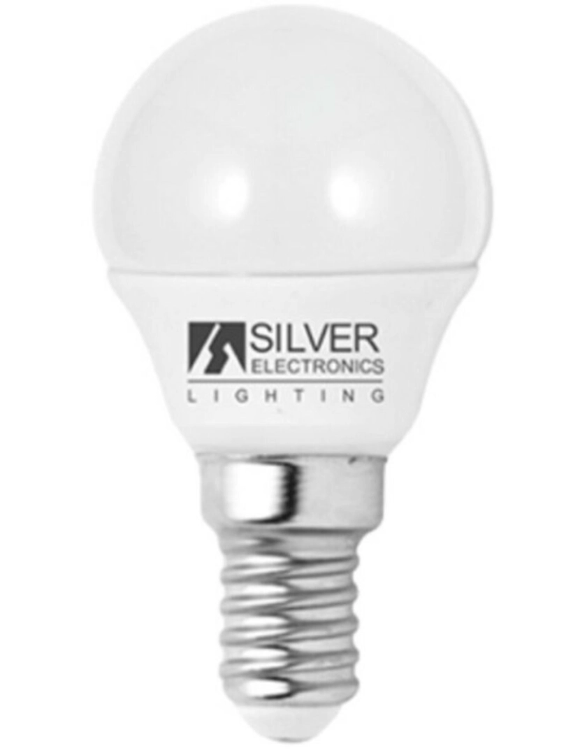 Silver Electronics - Lâmpada LED esférica Silver Electronics Eco E14 5W
