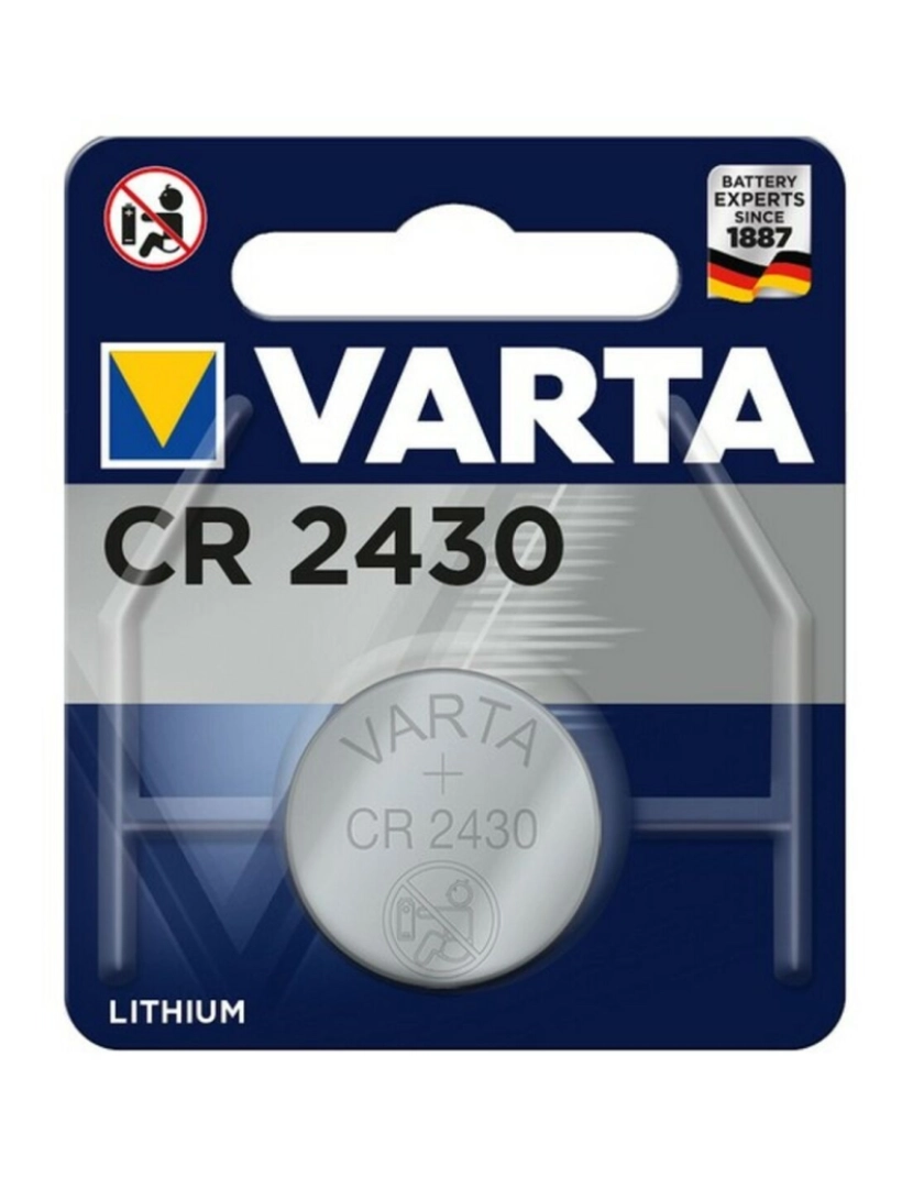 Varta - Pilha de Botão de Lítio Varta CR2430 CR2430 3 V 290 mAh (1 Unidade)