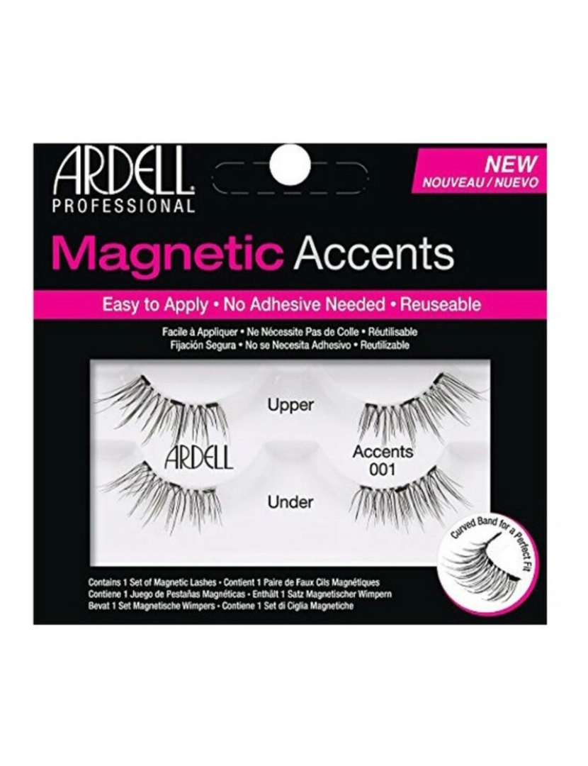 Ardell - Pestanas Postiças Magnetic Accent Ardell Magnetic Accent Nº 001