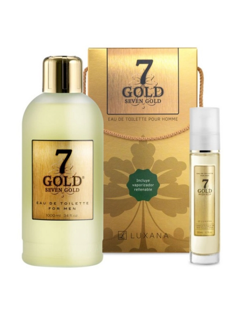 imagem de Conjunto de Perfume Homem SEVEN GOLD Luxana (2 pcs) (2 pcs)1