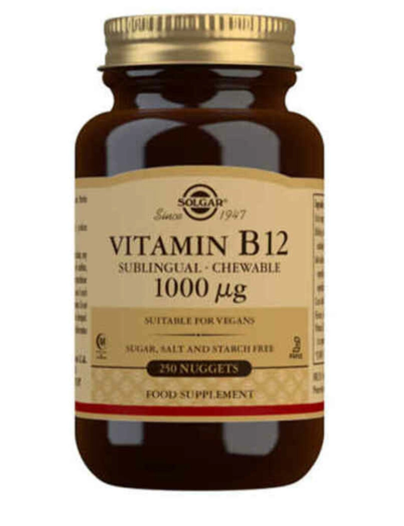 Solgar - Vitamina B12 Solgar 30249 (250 uds)